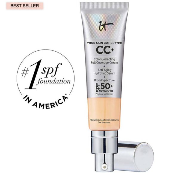 IT Cosmetics CC Cream - Full Coverage w/ SPF 50+ New in Box - Picture 1 of 4